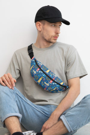 Sailor Pattern Fanny Pack