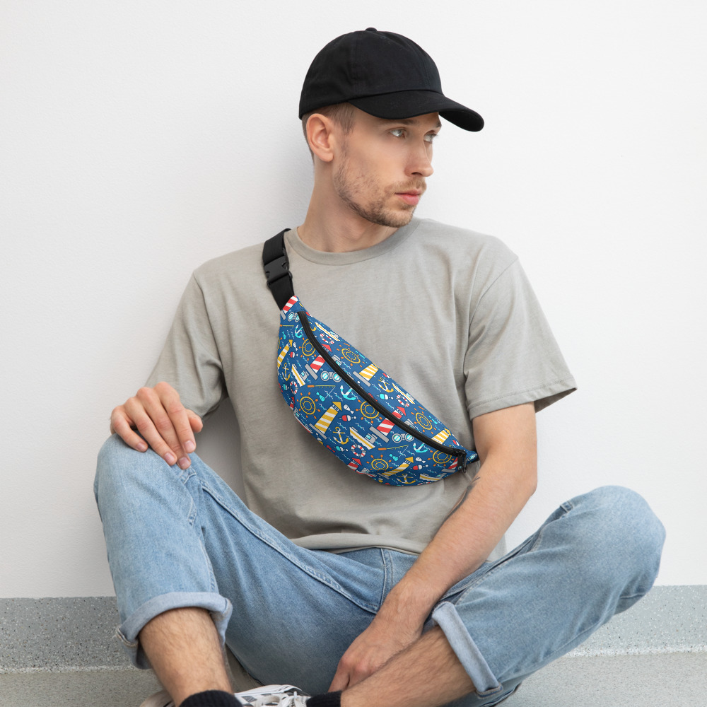 Sailor Pattern Fanny Pack