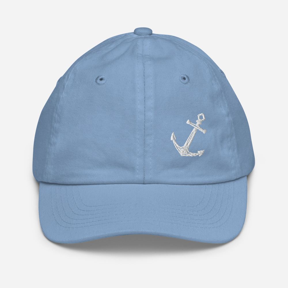 Nautical Anchor Youth Baseball Cap - Image 4