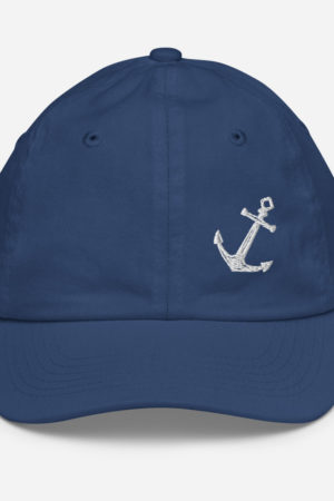 Nautical Anchor Youth Baseball Cap