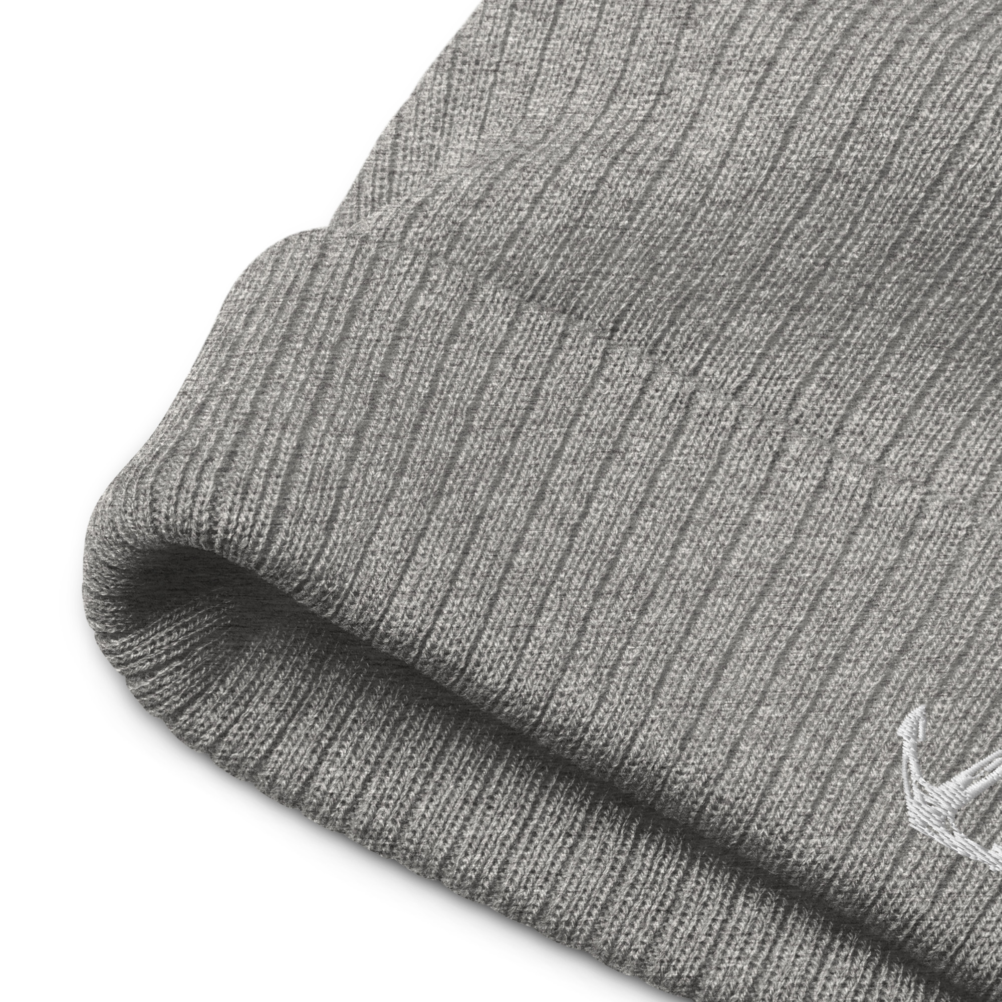 Embroidered Atlantic Anchor Ribbed knit beanie - Image 3