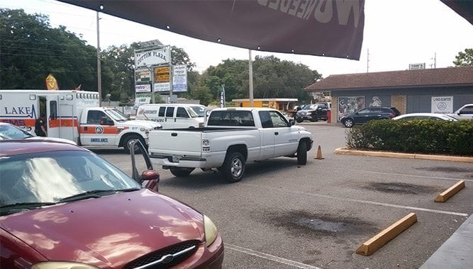Leesburg Accident at cottom plaza