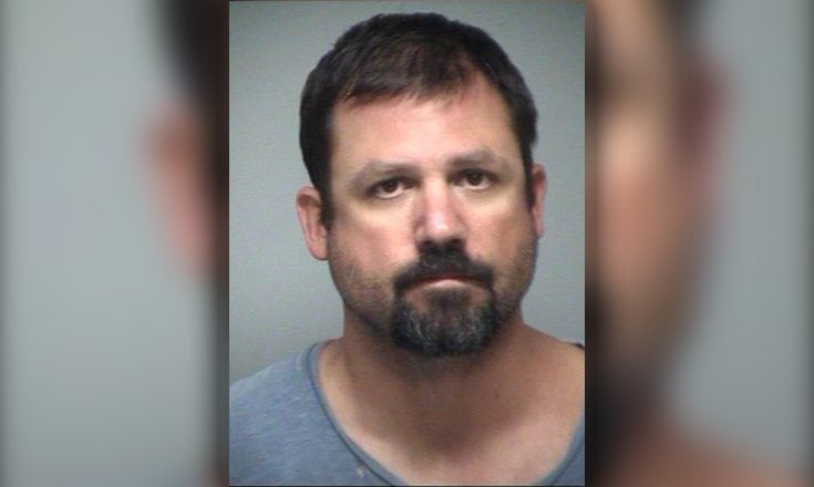A Clermont man is facing felony charges after breaking into a home and stealing candy from a Halloween candy bowl and causing over $1000 in damage.