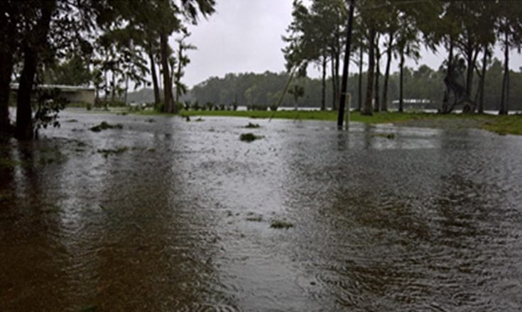 Lake County officials and Clay Electric work to restore power to 1,485 homes.