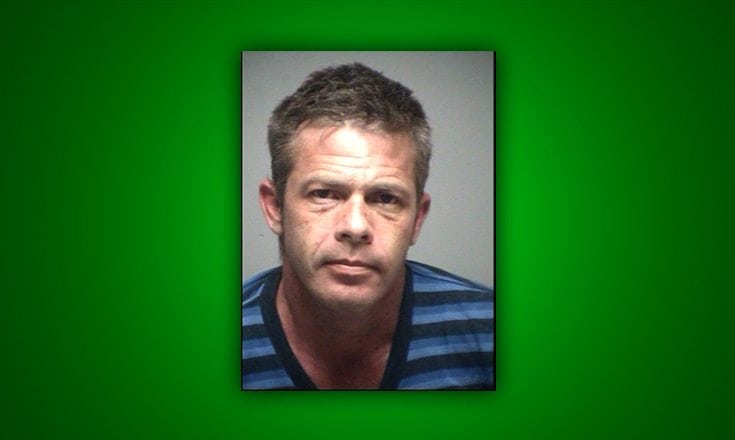 A Sorrento man was arrested late Tuesday night after allegedly beating his wife, handcuffing her, and forcing her into a trunk.